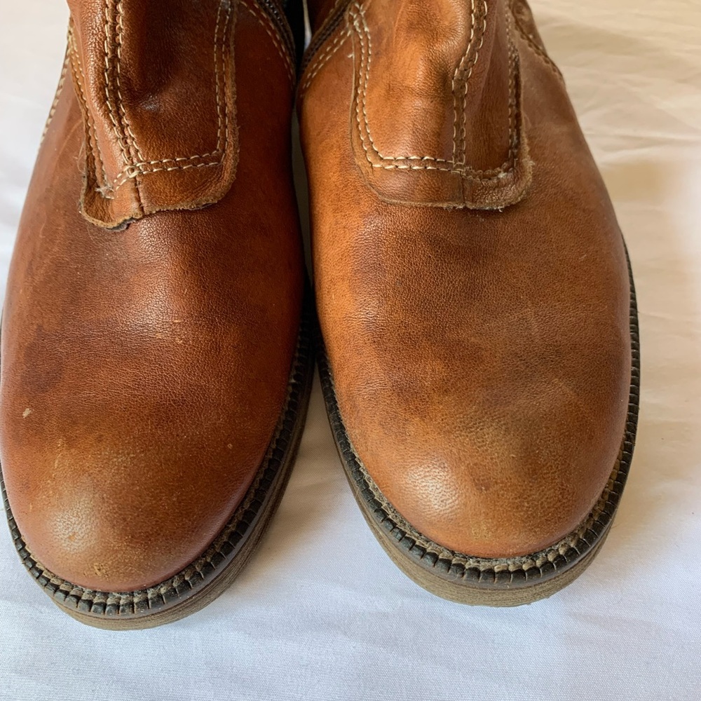 Woman Brown Leather Boots